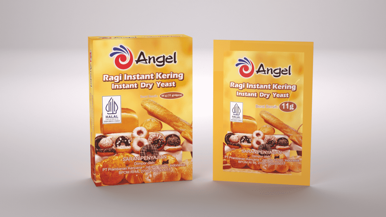 Angel Instant Dry Yeast 11gX4 angel instant dry yeast
